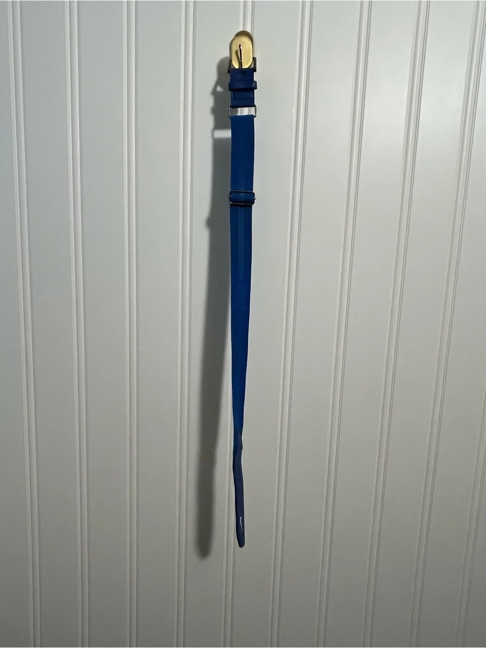 Nike adjustable belt blue elastic